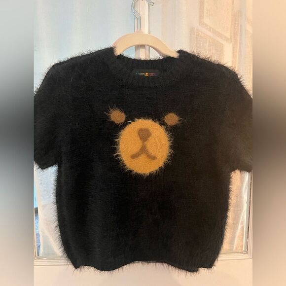 Teddy Fresh x Urban Outfitters Fluffy Bear Short Sleeve Sweater - Picture 4 of 8